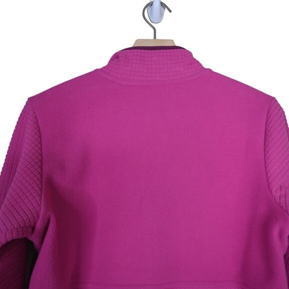 Lands' End Womens S Pink Fleece Zip Front Jacket NEW - Picture 4 of 11